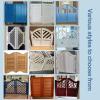 SFNIOKFG Wooden Saloon Swing Door with Metal Hinges view 4