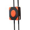 Wall-Mounted Boxing Target Pad, for Relaxation, Martial Arts, Fitness, 30 cm, Black/Orange view 2