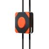 Wall-Mounted Boxing Target Pad, for Relaxation, Martial Arts, Fitness, 30 cm, Black/Orange view 3