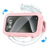 Zencey ShowerSafe Waterproof Shower Phone Holder, Rotating, Extendable, Adjustable Wall Mount, Anti-Fog (Pink) view 1