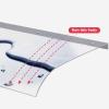 Modern Design Canopy Awning for Front and Rear, Transparent, Self-Cleaning, 40 x 180 cm view 2