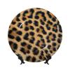 ESNAIUVCD Bone China Decorative Plate with Display Stand view 1