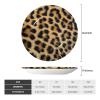 ESNAIUVCD Bone China Decorative Plate with Display Stand view 2