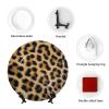 ESNAIUVCD Bone China Decorative Plate with Display Stand view 4