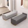 DSEWTEZXI Upholstered Entryway Shoe Bench view 4