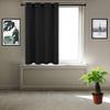 JIAHAO Blackout Curtain, 1 Panel, 80 x 120 cm, Black view 1
