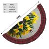 Daffodil Bouquet Plaid Christmas Tree Skirt view 4
