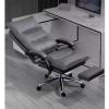 Ergonomic Executive Office Chair with High Backrest, Cushion and Adjustable Swivel Base, Black view 2