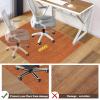 Office Chair Mat for Hard Floors, 90 x 100 cm, Scratch-Resistant Floor Protector view 4