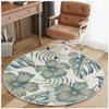 Round Rug with Non-Slip Rubber Backing, Washable, 140 cm Diameter view 1