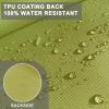 ZYBSLCSY Waterproof RV Cushion Replacement Cover with Concealed Zipper, Y Green, 119 × 35 × 10 cm view 3