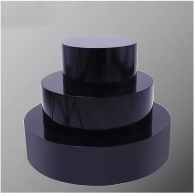 Round Display Pedestal for Events and Retail, 30 x 30 cm, Black