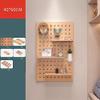 Pegboard Wall Storage, Modular Wall-Mounted Organizer for Crafts, Ornaments, and Children's Rooms view 2