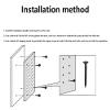 Pegboard Wall Storage, Modular Wall-Mounted Organizer for Crafts, Ornaments, and Children's Rooms view 3