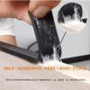 EYRMQWJPC Self-Adhesive Sealing Strip, U-Shaped Edge Banding, 16.4 ft (5 m), 940 mm, Flexible TPE Furniture Edge Protector (Black, 17 mm) view 4