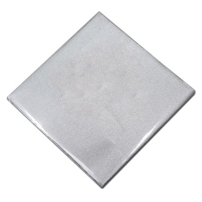 500-Pack Colorful Shiny Mylar Foil Wrappers for Chocolate and Candy, Silver, 12 x 12 cm