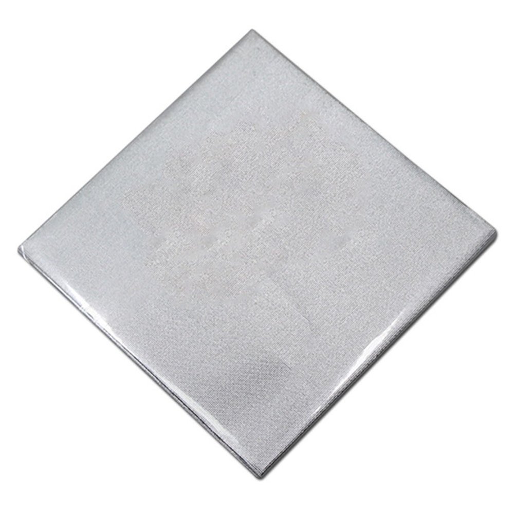 500-Pack Colorful Shiny Mylar Foil Wrappers for Chocolate and Candy, Silver, 12 x 12 cm