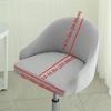 SDNAM Bar Stool Covers with Backrest, 4/2/1-Piece Set, Stretch Universal Slipcovers for Bar Stools, Washable Cover for Kitchen Chairs (H10, 4PCS) view 2