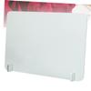 Transparent PVC Desk Dividers, 2-Piece Set, White view 4