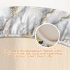 Morbuy Christmas Waterproof Oval Tablecloth with Elastic Edge, 52 x 70 in, Reindeer view 3