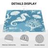 Mexpekil Ocean Seahorse Starfish Coral Dish Drying Mat, 46 x 61 cm view 3