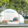 Inflatable Bubble Tent for Stargazing and Camping, Waterproof Transparent Dome Camping Hut, Family Camping, Backyard Parties, Music Festivals, Stargazing, 220V, 13 ft view 1