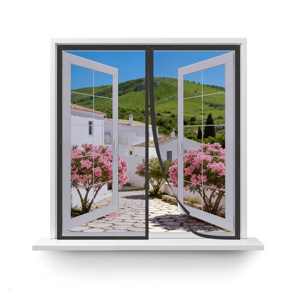 MAGICDOOR Magnetic Insect Screen Door 70 x 155 cm, Black