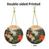 2024 Summer Hawaiian Ceramic Christmas Tree Ornament view 2