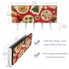 Decorative Wall-Mounted Key Holder with 5 Hooks and Mail Organizer, Self-Adhesive view 3