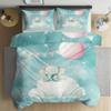 Sea Elephant Bedding Set 135 x 200 cm, 3-Piece Cute Cartoon Animal view 3
