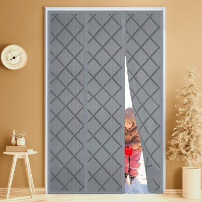 Magnetic Thermal-Insulated Screen Door Curtain, 200 x 280 cm