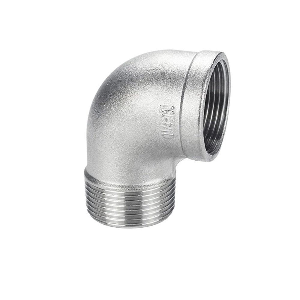 DQFOCPHHAA 304 Stainless Steel Internal and External Threaded 90° Elbow, LIUZIIHAYIN (316L, DN50)