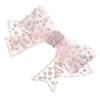 IWOWHERO Rhinestone Flower Tulle Shoe Bows for Wedding Decor, Crystal Shoe Embellishments for DIY Bridal Shoes and Other Occasions view 1