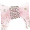 IWOWHERO Rhinestone Flower Tulle Shoe Bows for Wedding Decor, Crystal Shoe Embellishments for DIY Bridal Shoes and Other Occasions view 4