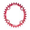HESHUWEN Oval MTB Chainring, 104 BCD, Narrow-Wide, 32T/34T/36T/38T, Red view 1