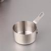 zhuyanbo007 Stainless Steel Sauce Boat with Handle, Silver, Medium view 3