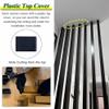 XZZHSM Privacy Divider Post, Metal-Slat Partition, Adjustable Height, 70–240 cm view 4