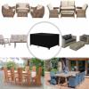 Black Deluxe Rattan Garden Furniture Cover, 270 x 230 x 100 cm, Waterproof, Windproof, UV- and Tear-Resistant view 4