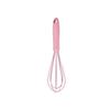 MCLIUJIA Compact Portable Silicone Whisk, Pink view 1