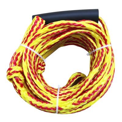 WJLYDM FR Water Ski Tow Rope with Foam Float, PE Tow Tube (No Hook)