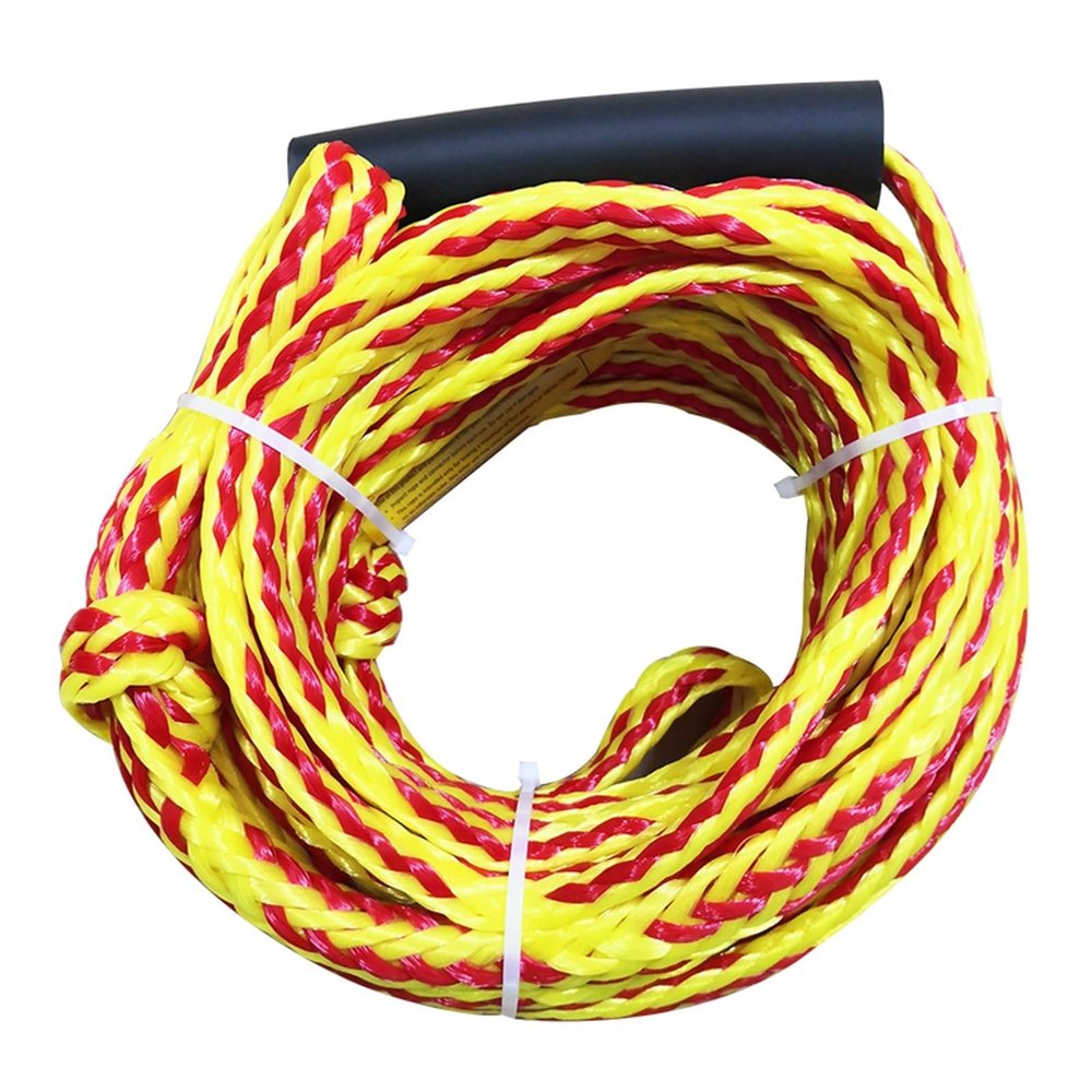 WJLYDM FR Water Ski Tow Rope with Foam Float, PE Tow Tube (No Hook)