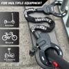 Honszex E-Scooter Lock with Bag and Mount view 2