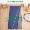 Blue Futon Mattress Cover, Washable, with Zipper, 80 x 190 cm view 3