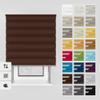 Estika Zebra Roller Blind 170 x 150 cm, Chocolate view 1
