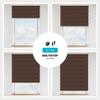 Estika Zebra Roller Blind 170 x 150 cm, Chocolate view 4