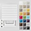 Estika Double Roller Blind, Drill-Mount, 130 x 150 cm, White view 1