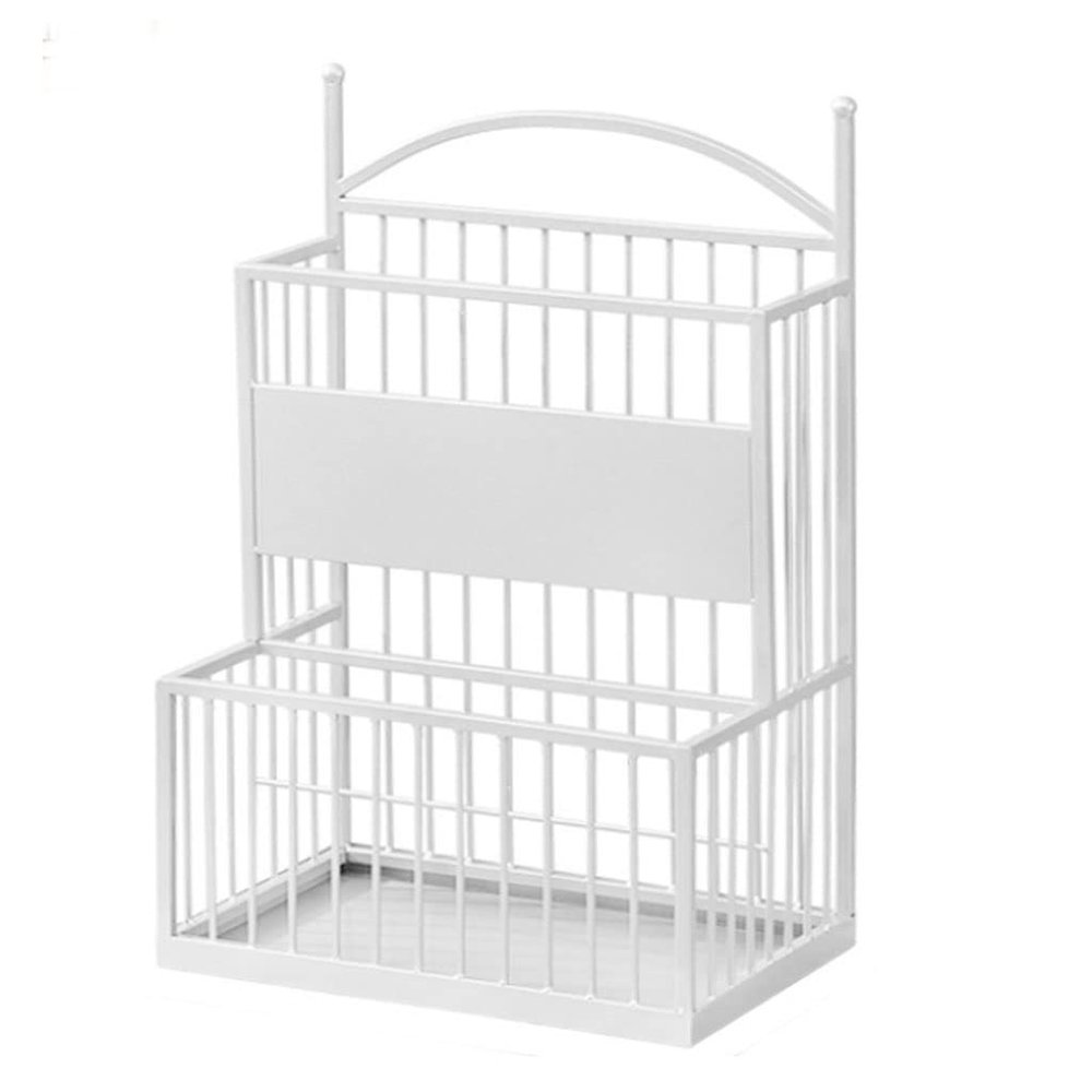Metal Umbrella Stand with Drip Tray for Entryways, Offices, and Cafés