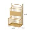 Metal Umbrella Stand with Drip Tray for Entryways, Offices, and Cafés view 2