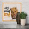 FEMER Wooden Sign, 30 x 20 cm, “Hamster: I Guard Here—Enter at Your Own Risk” view 4