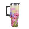 JKLQWH 1.2 L Insulated Stainless Steel Tumbler with Handle, Lid & Straw view 4